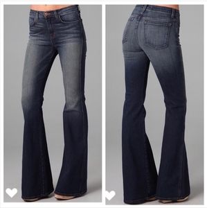 J brand 28 LONG 35" Kiki High Rise Flare Jeans